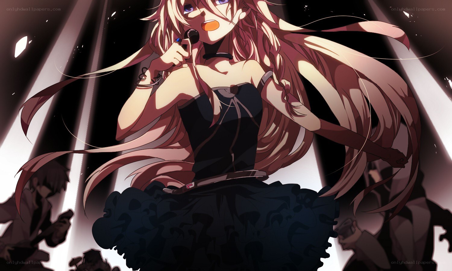 anime singer on stage