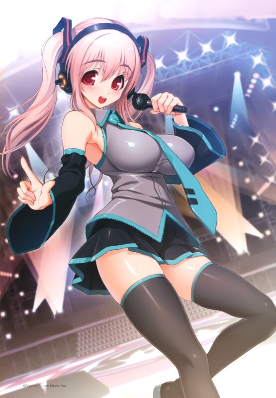 anime singer on stage