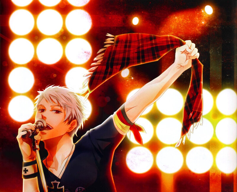 Anime Singer on Stage — Red