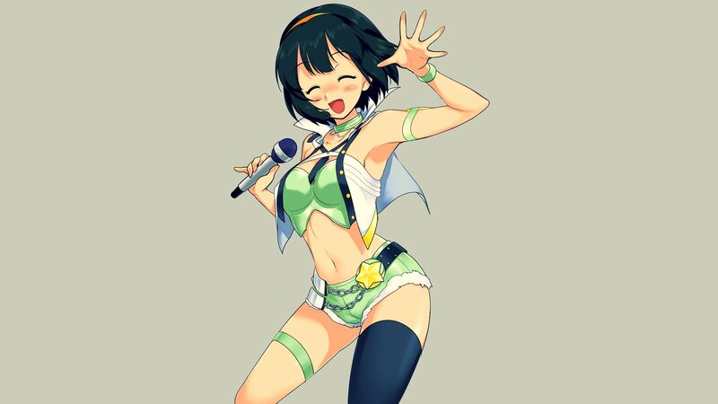 anime singer performing