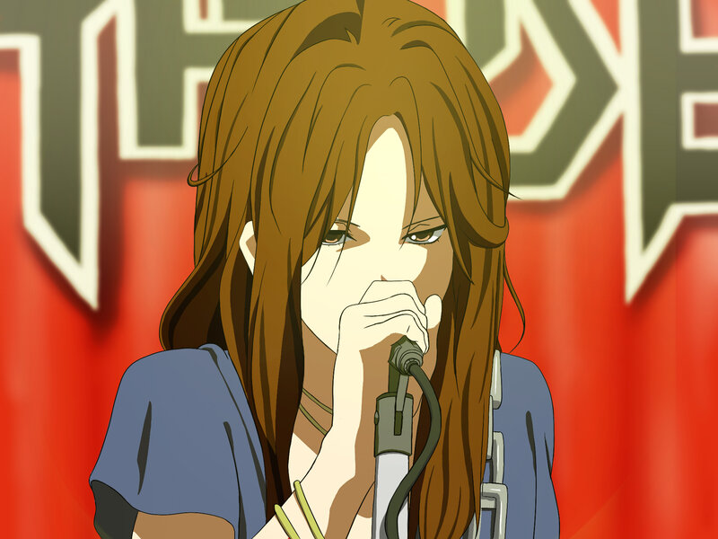 anime singer performing on stage