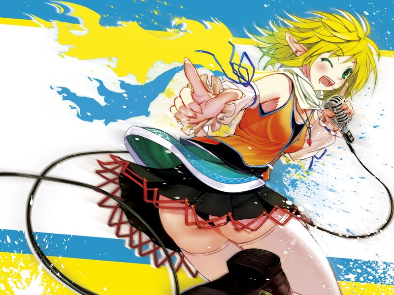 anime singer performing
