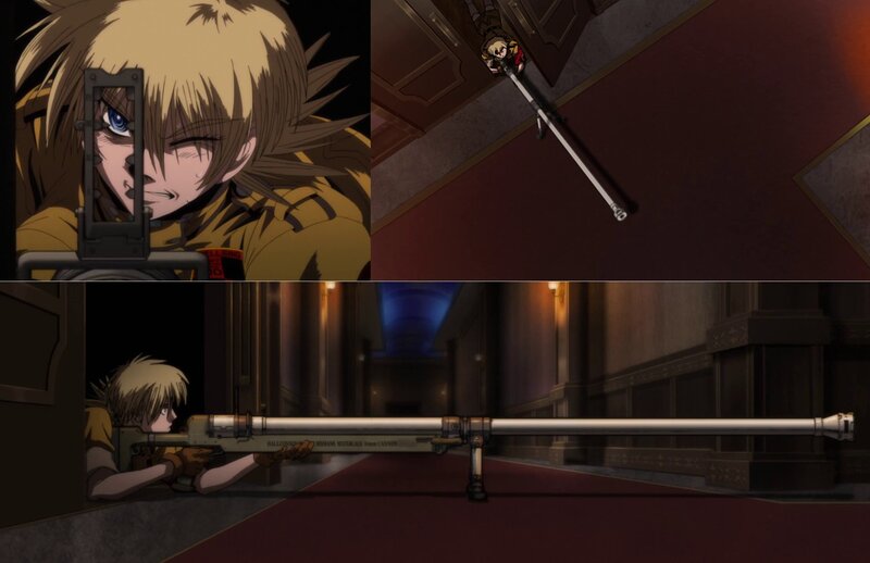 anime sniper action scene
