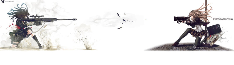 Anime sniper and photographer