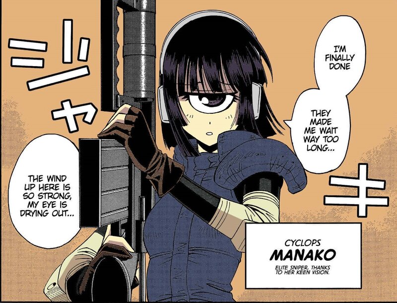 Anime Sniper Character — Brown