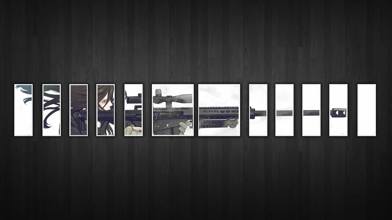 Anime sniper rifle sequence