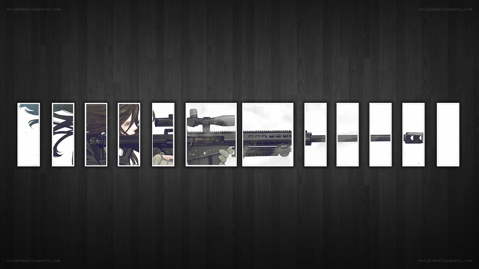Anime sniper rifle sequence