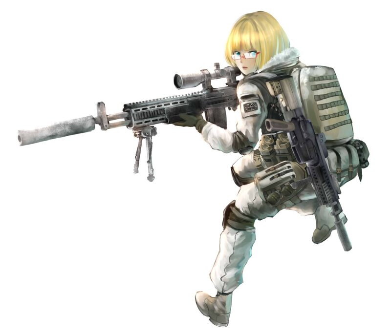anime sniper soldier