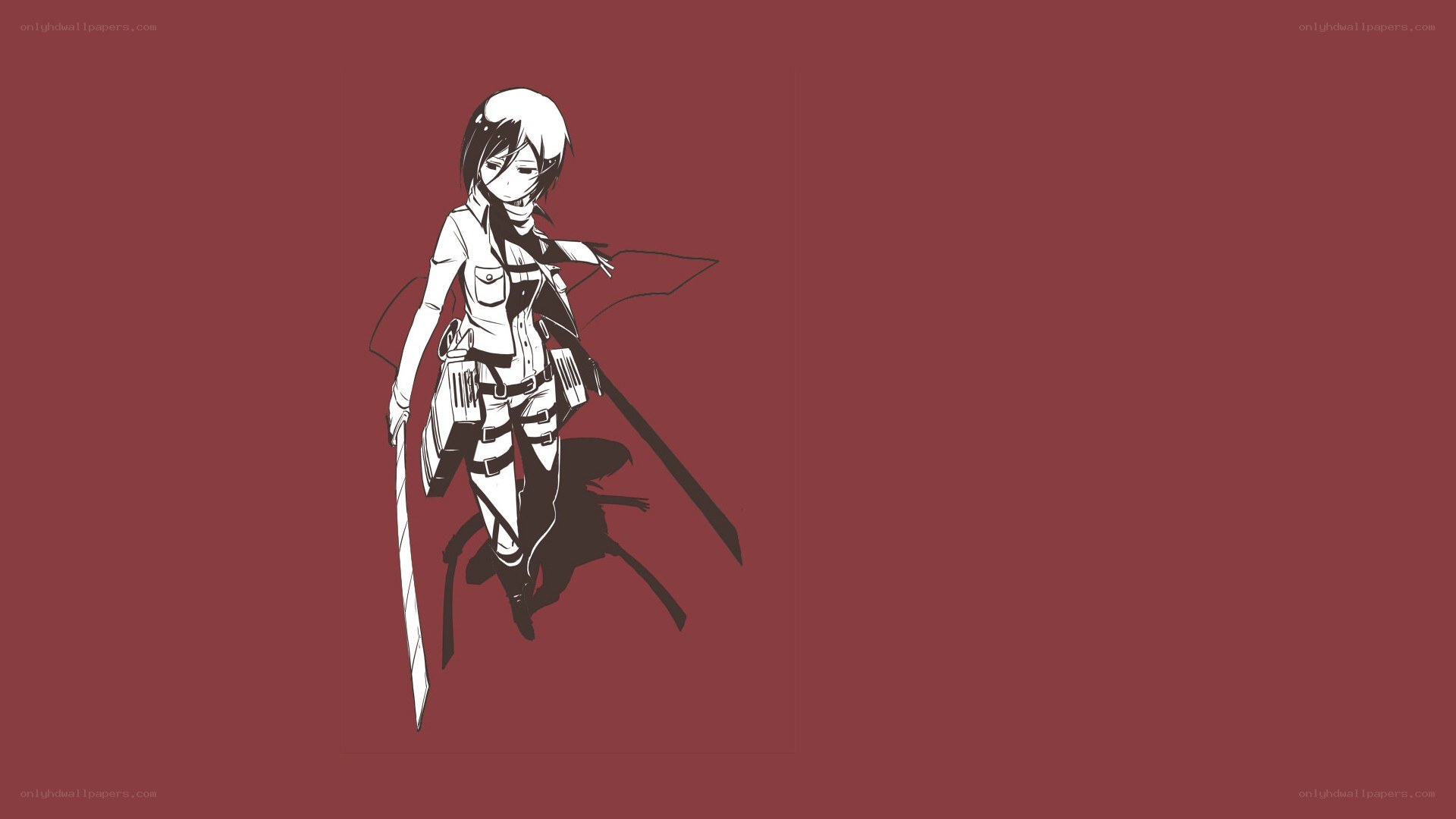 anime soldier with sword