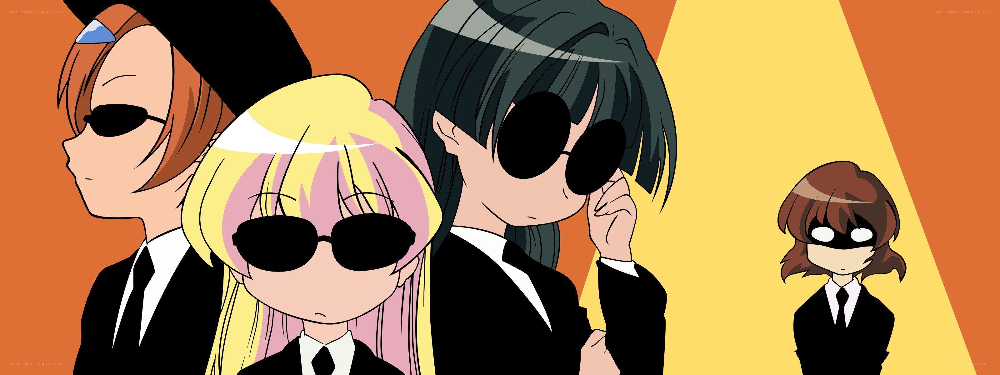anime spies in suits
