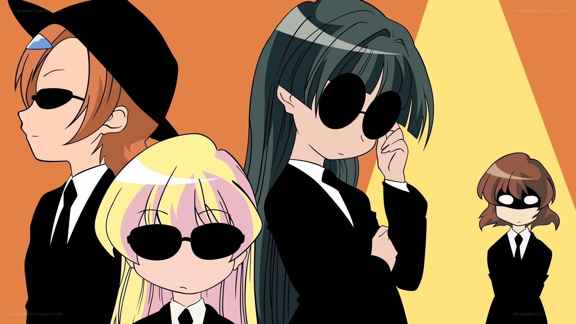 anime spies in suits