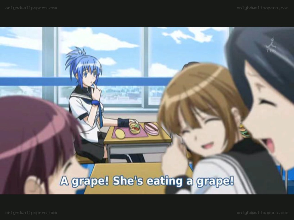 anime students at lunch