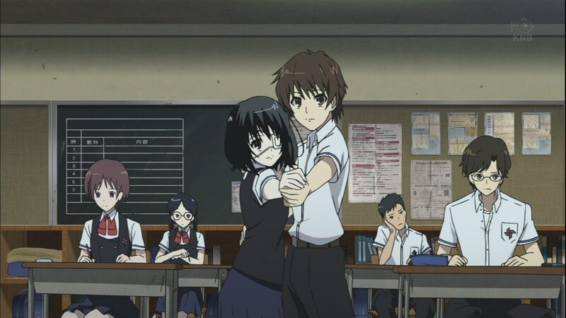 Anime Students in Classroom — Gray, Neutral