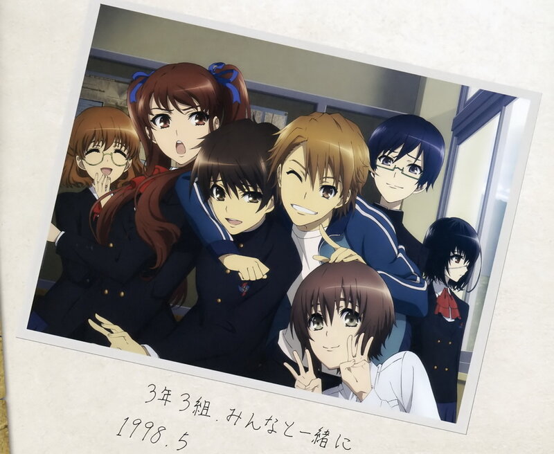 Anime Students in Photo