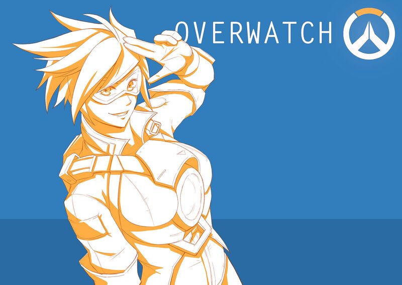 Anime-style Character — Blue