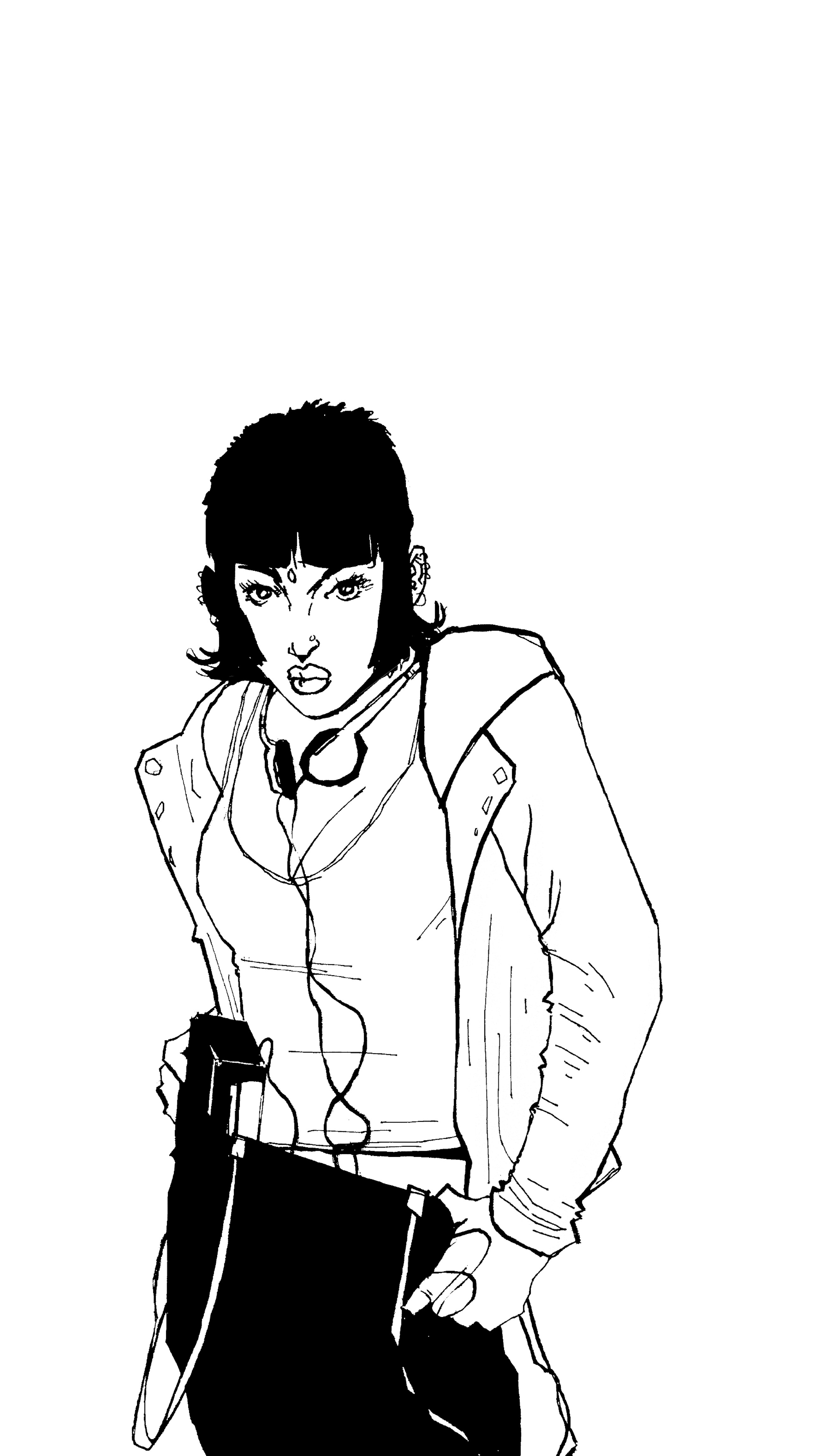 anime-style character sketch