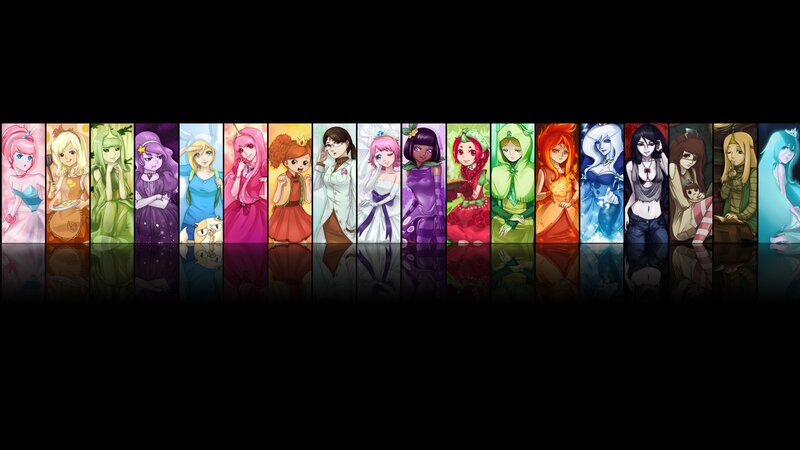 Anime-style Female Characters