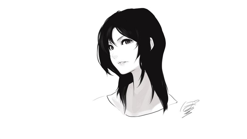 Anime-style Female Portrait