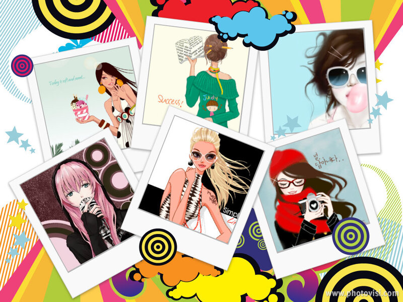 Anime-style Girls in Photos