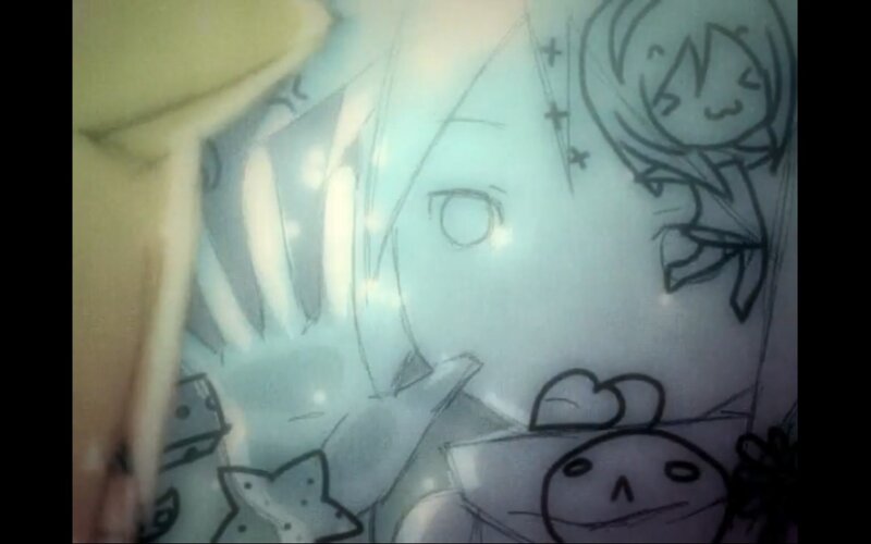 Anime-style Sketch on Paper