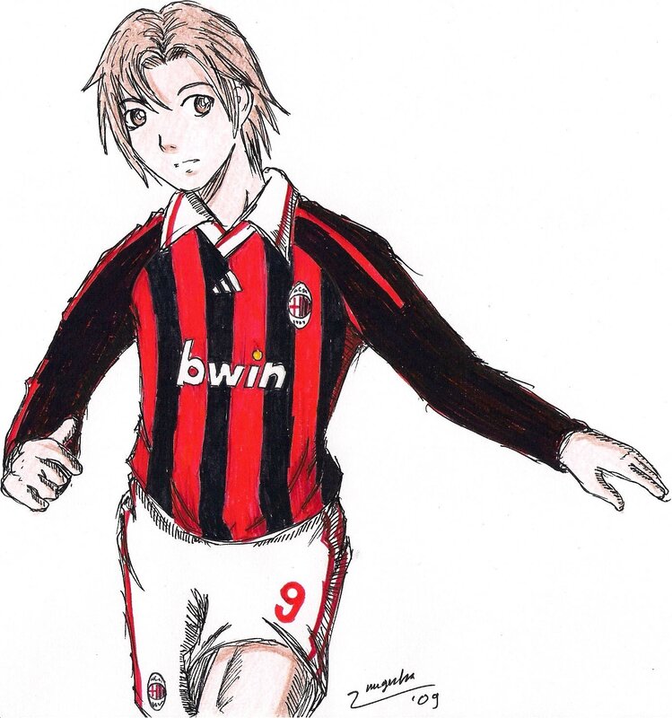 Anime-style Soccer Player