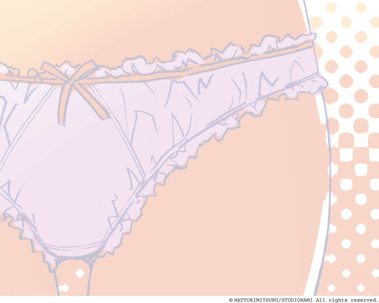 anime-style underwear illustration