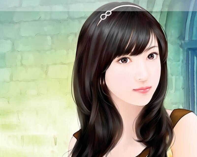 anime-style woman portrait