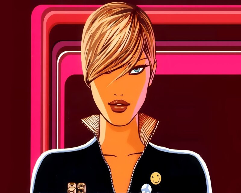 anime-style woman portrait