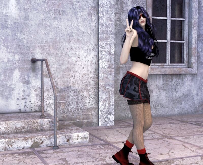 Anime-style Woman
