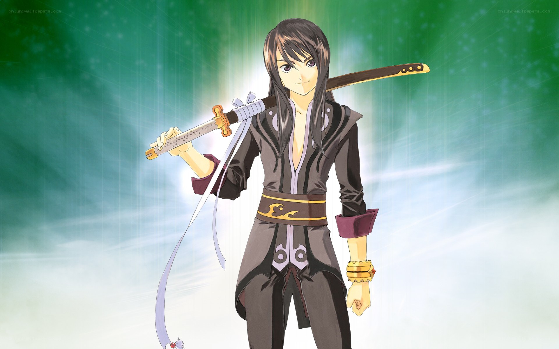 anime swordsman character