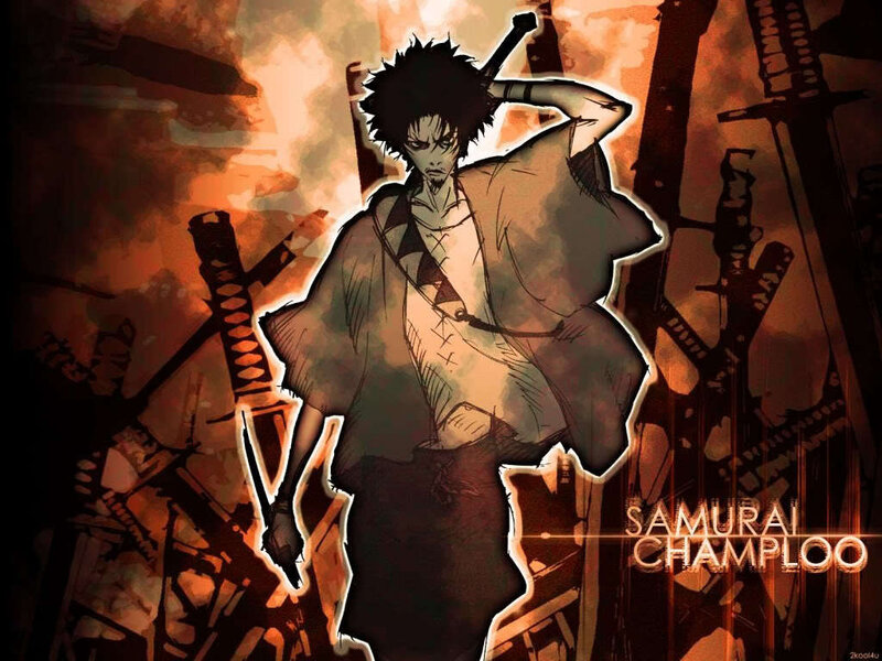 Anime Swordsman Character — Orange