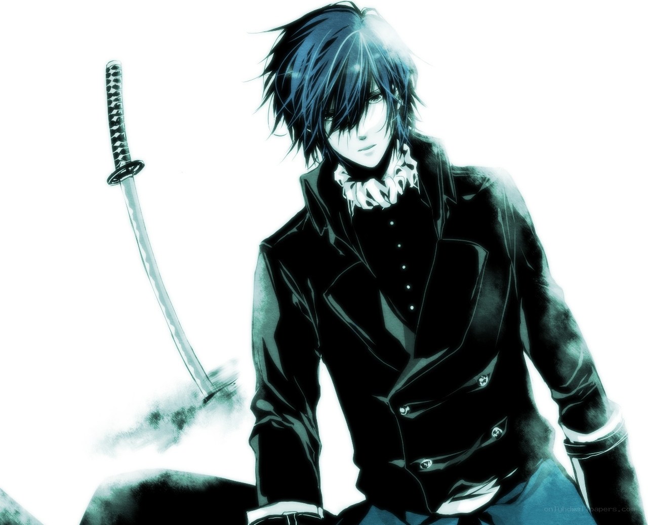 anime swordsman character