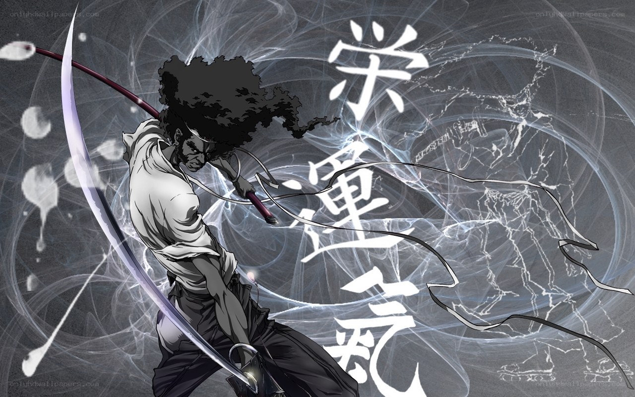 anime swordsman in action