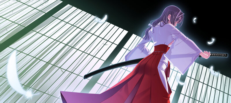 anime swordsman in traditional attire