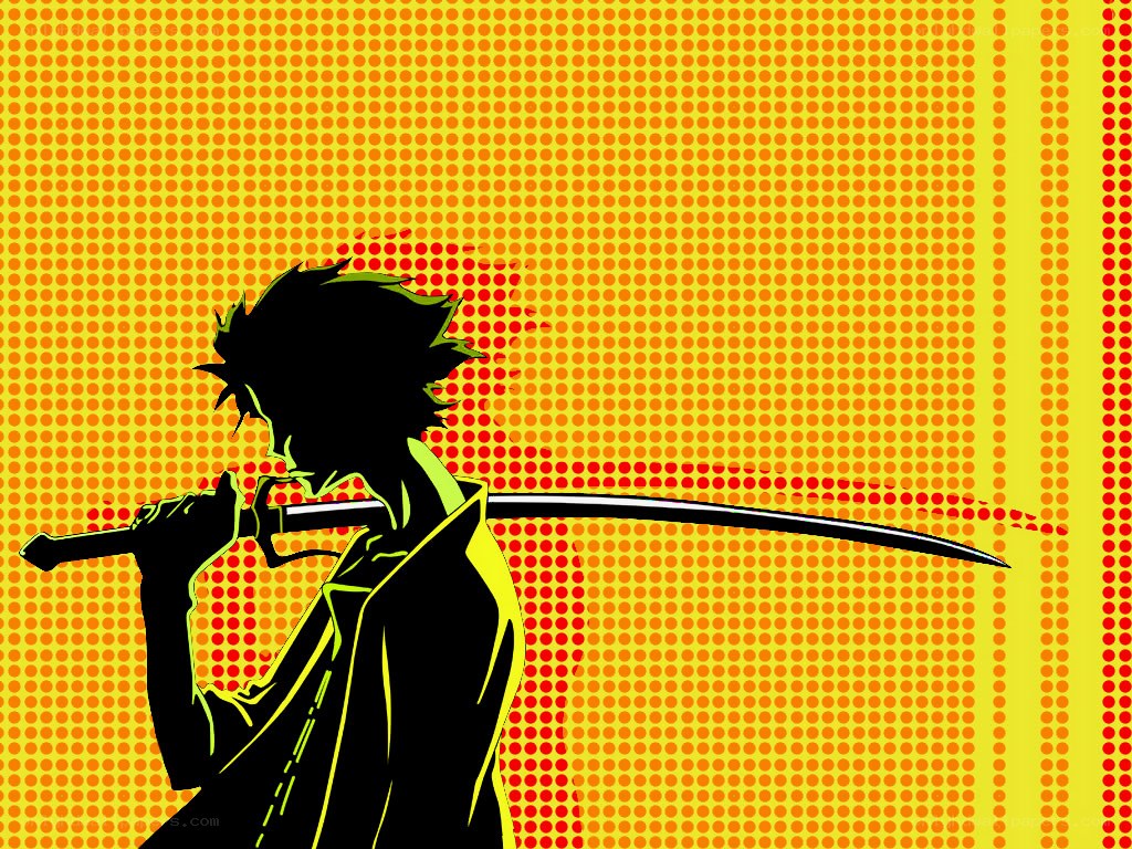 anime swordsman silhouette