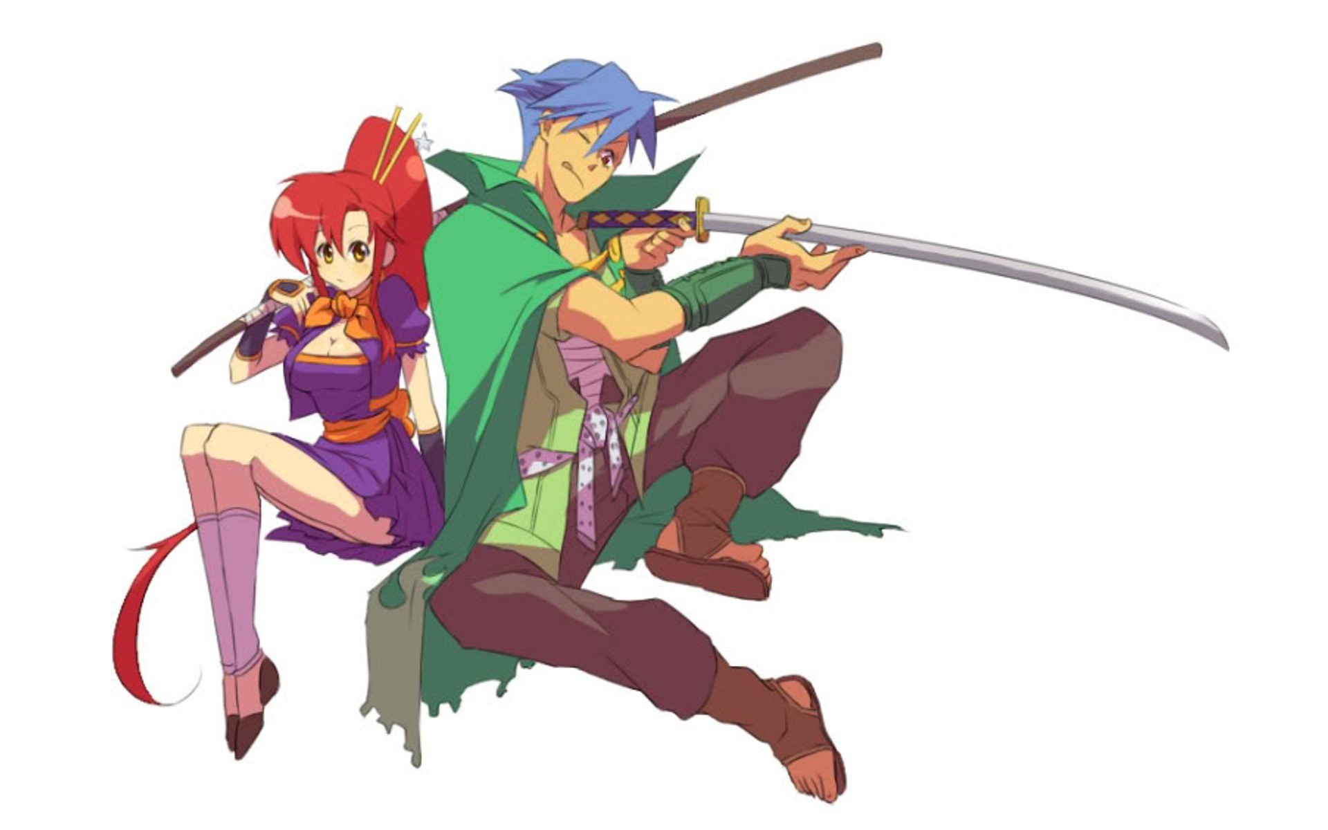 anime swordsmen duo