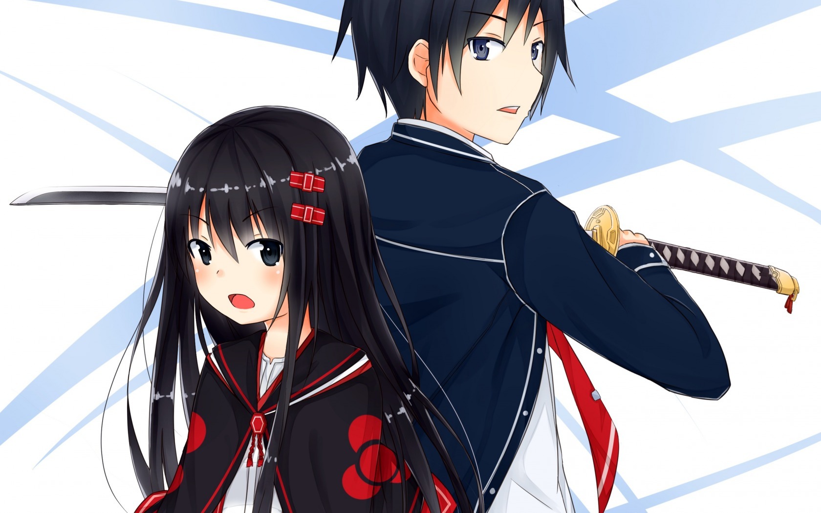 anime swordsmen duo