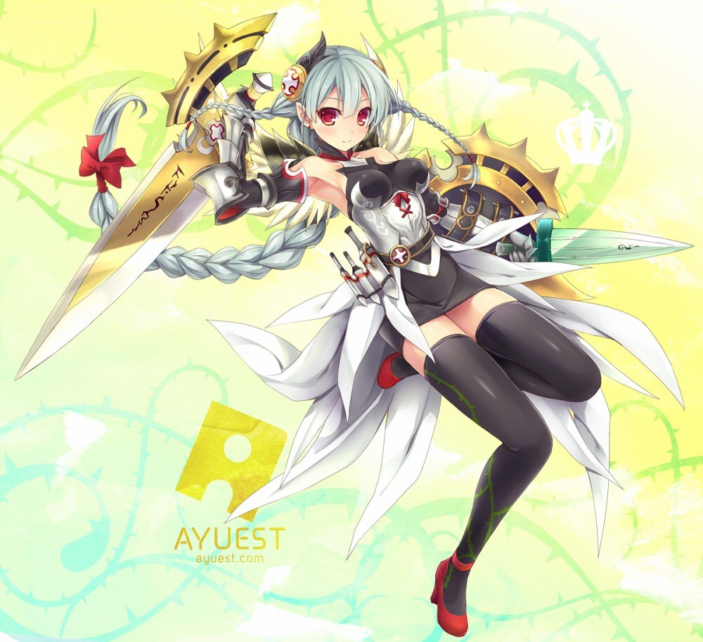anime swordswoman character