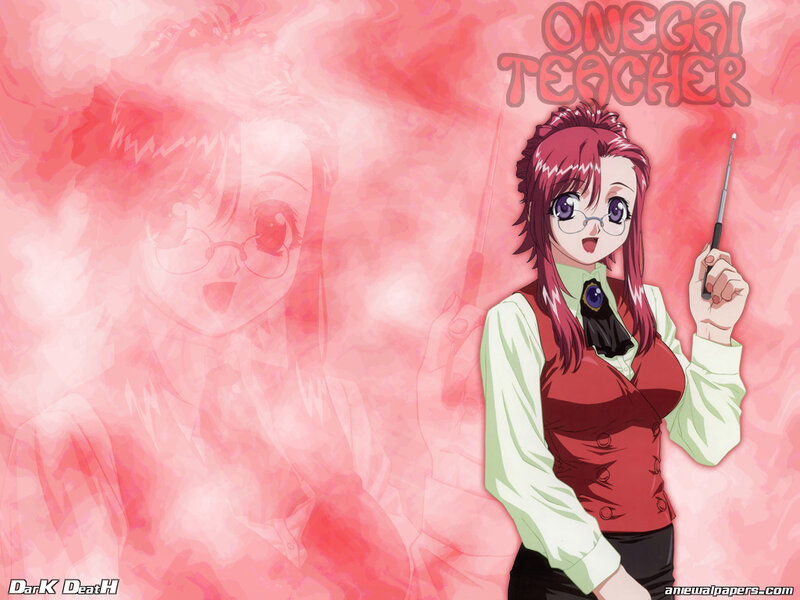 Anime Teacher Character — Pink, Dramatic