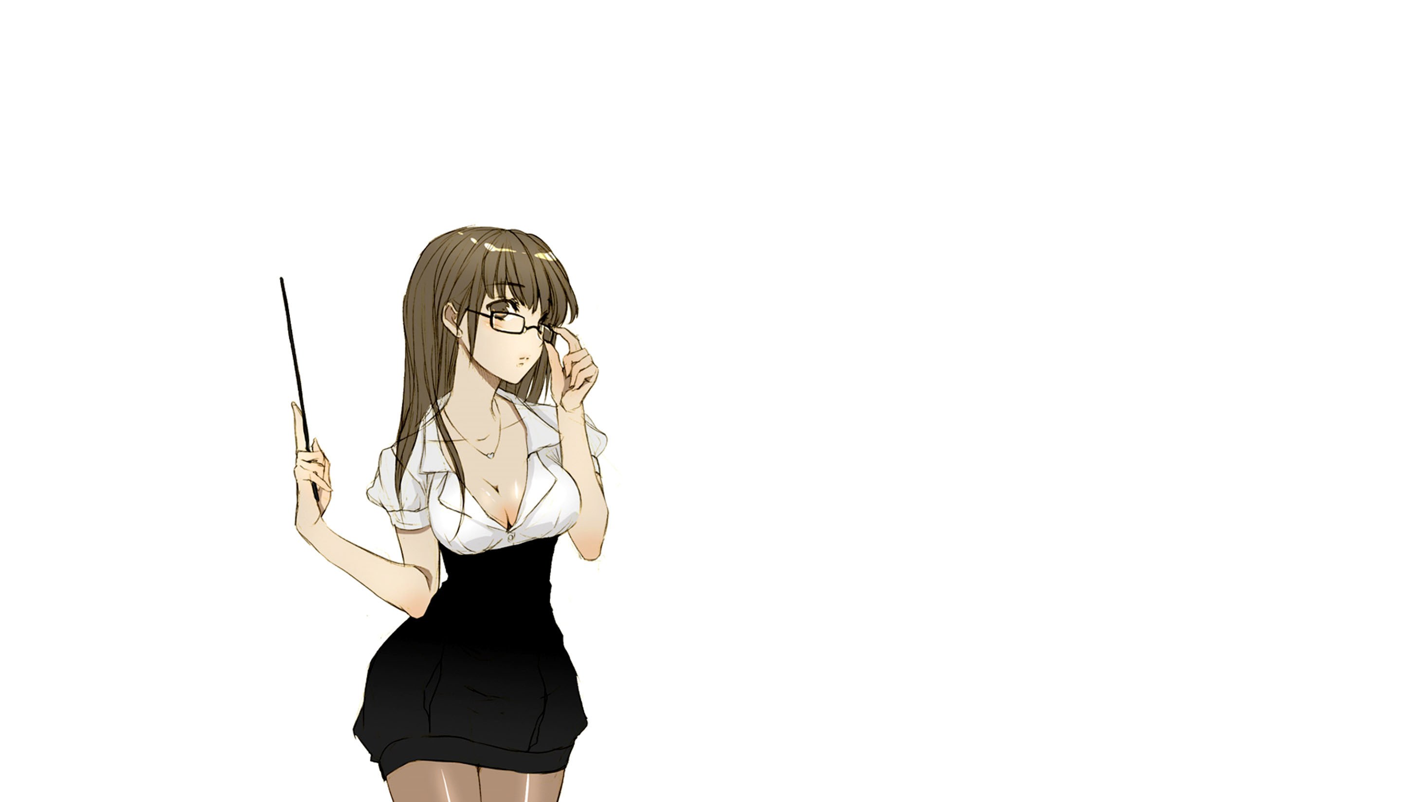 anime teacher with wand