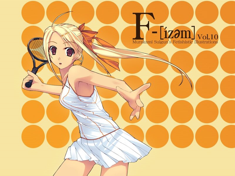 Anime tennis player illustration