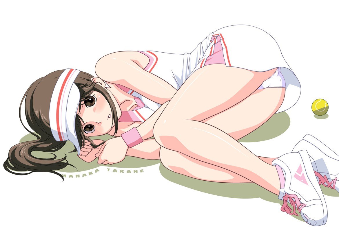 anime tennis player resting