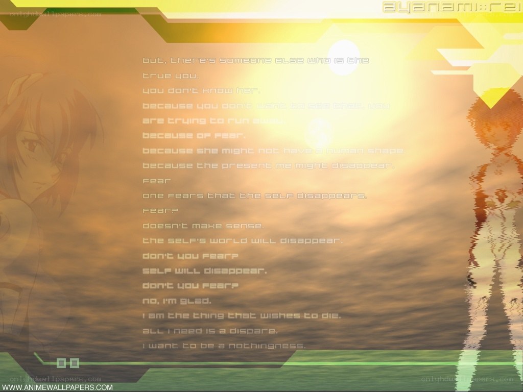 anime text wallpaper