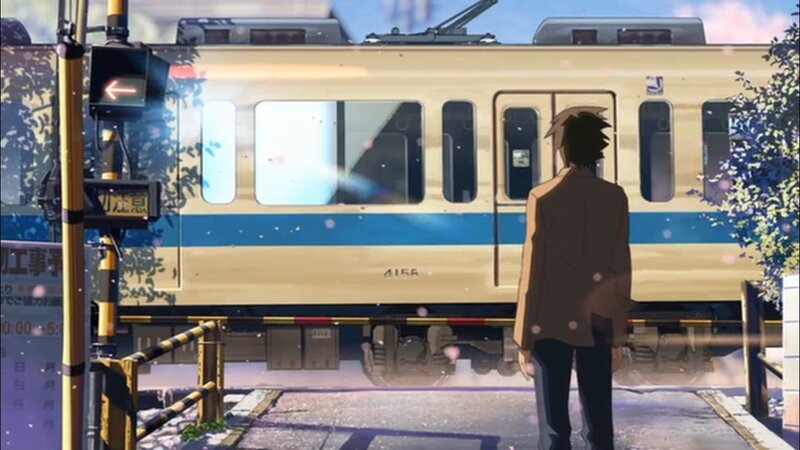 anime train station scene