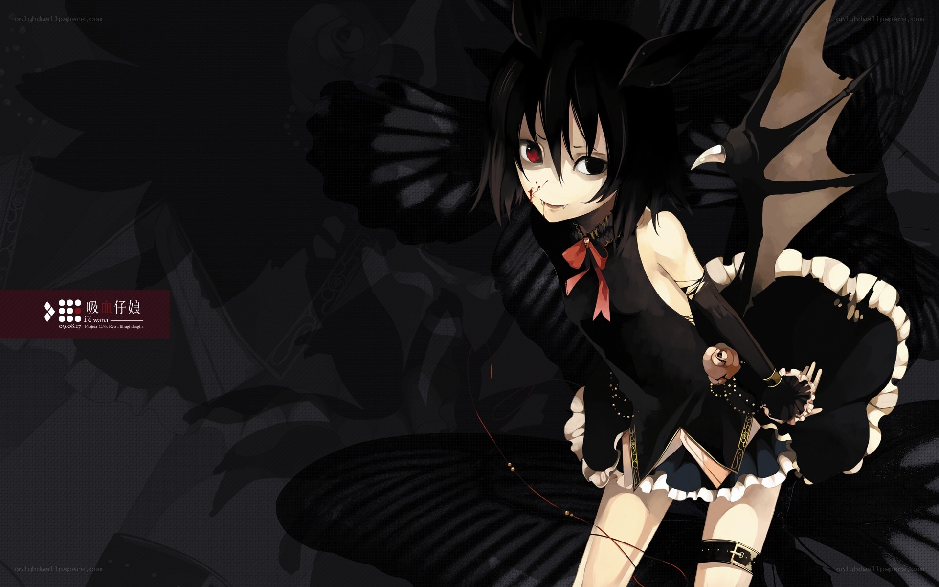 anime vampire girl character