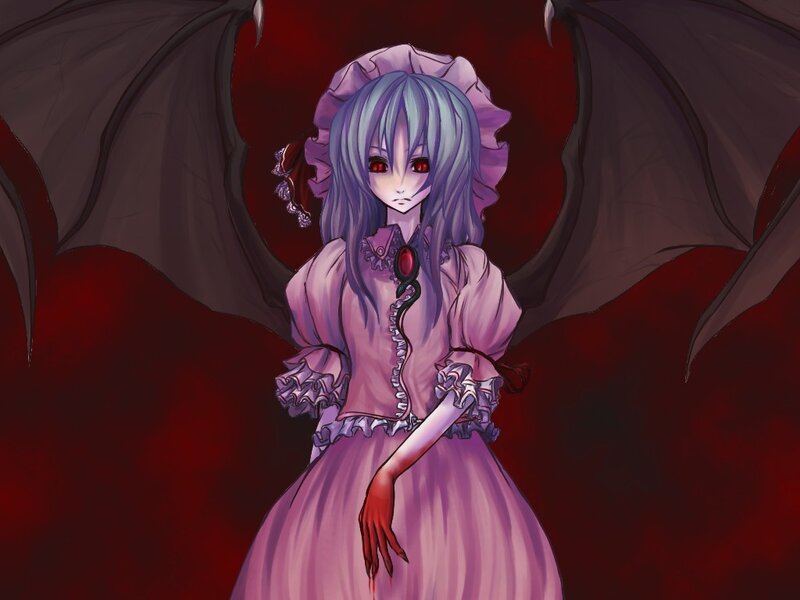 anime vampire girl with wings