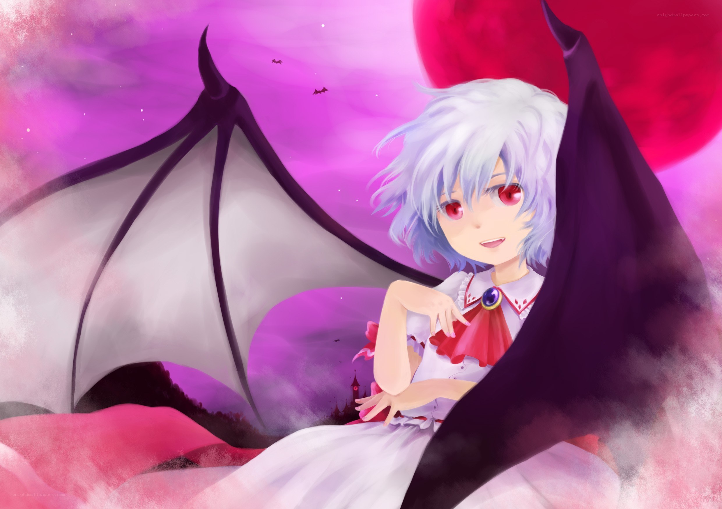 anime vampire girl with wings