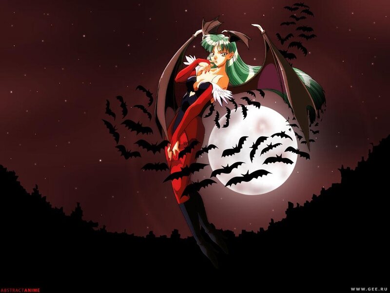 anime vampire with bats