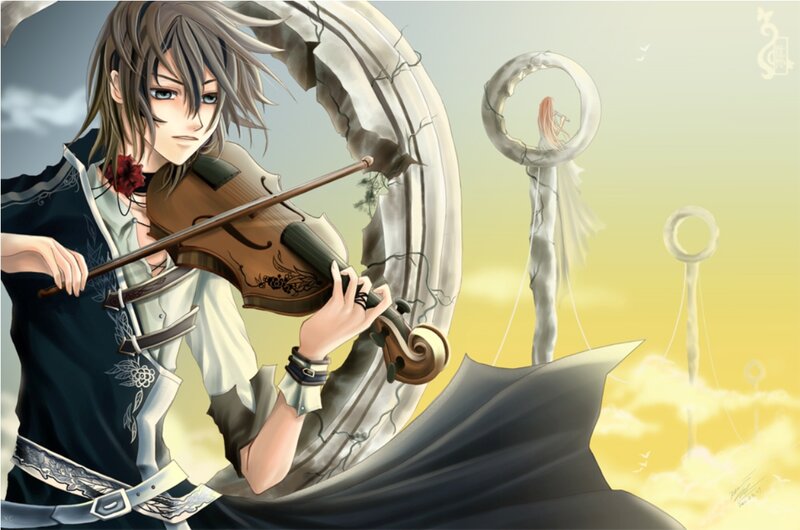 Anime Violinist — Yellow