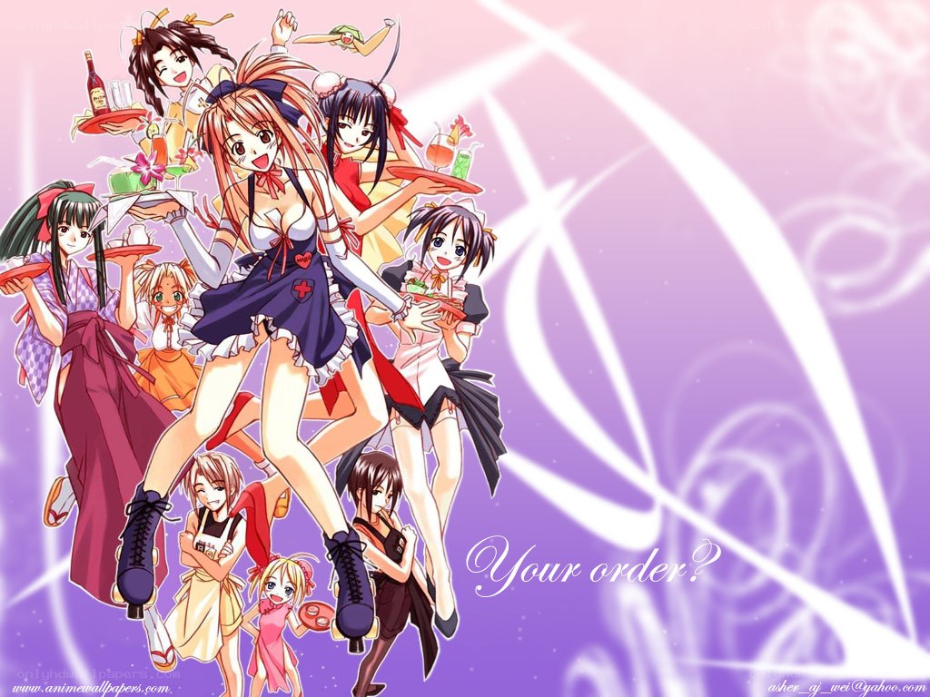 anime waitress group